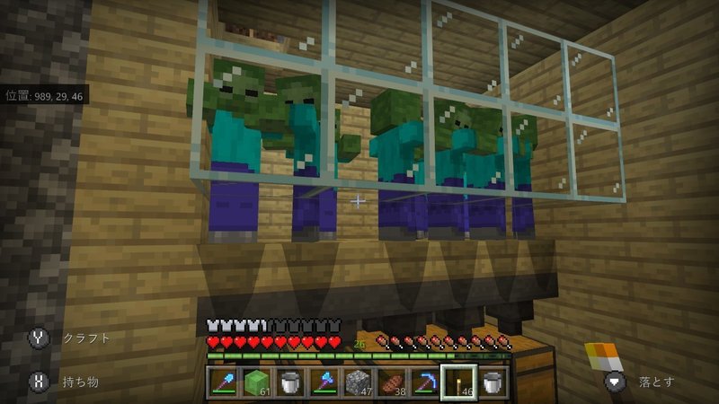 マイクラ ゾンビトラップ １時間放置したらどれだけアイテム回収できるか検証 まっくす Note