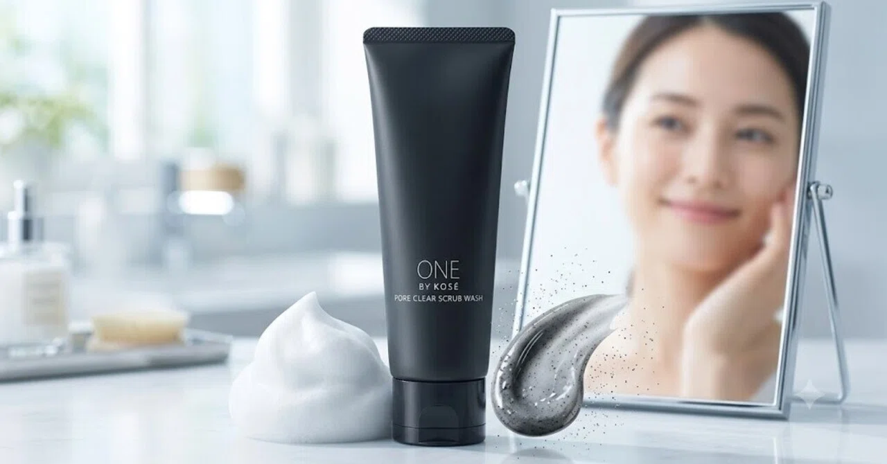 ONE BY KOSE ポアクリア スクラブ ウォッシュ 口コミ｜「鏡を見るのが