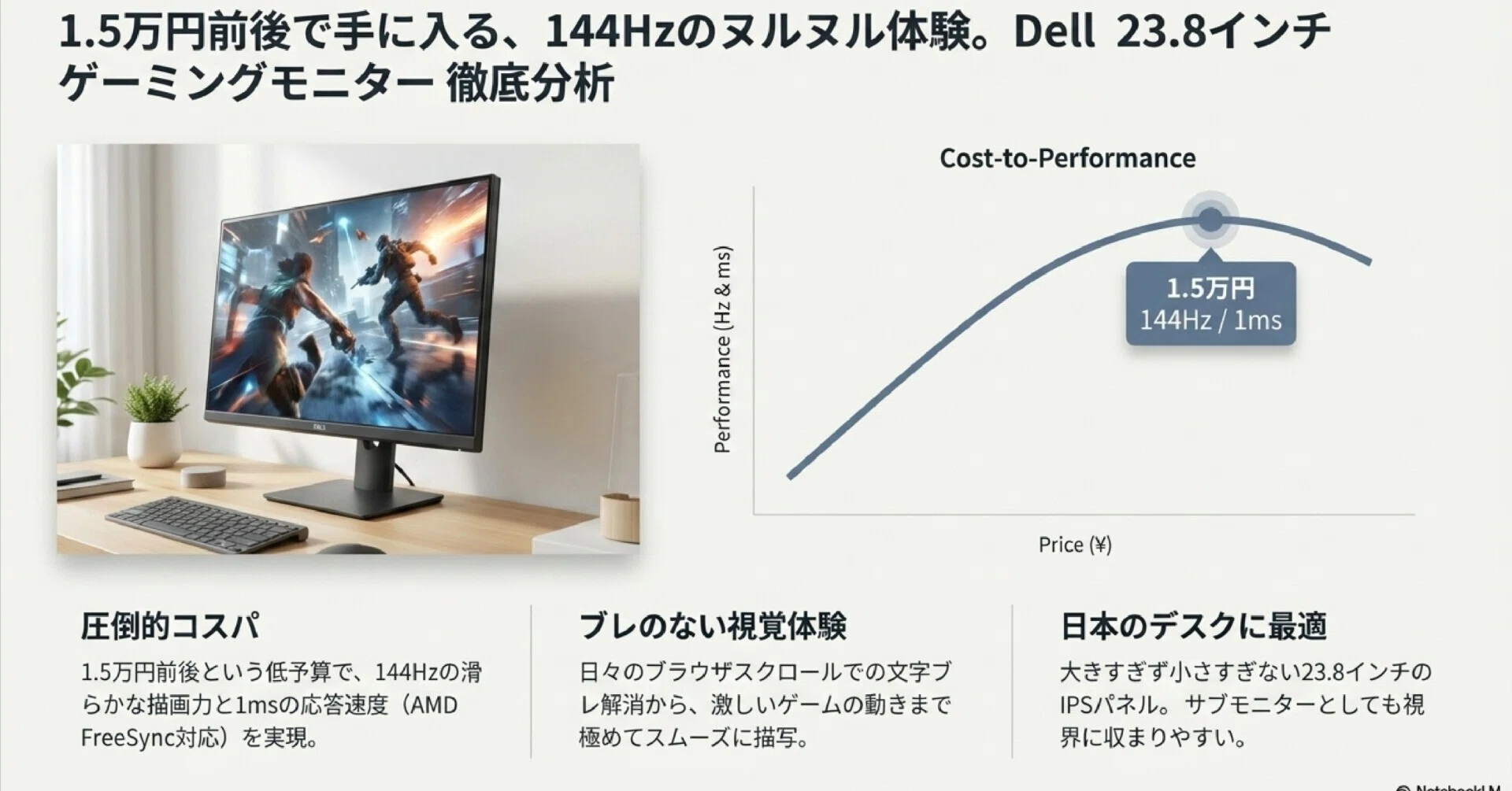 Dell SE2426H 23.8インチ モニター レビュー｜ブツ