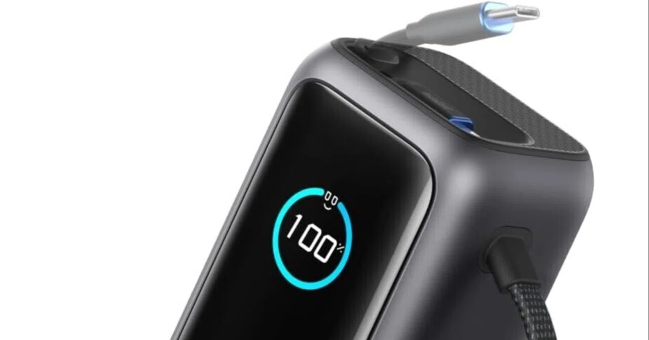 正直レビュー】Anker Power Bank (25000mAh, Built-In & 巻取り式USB-C