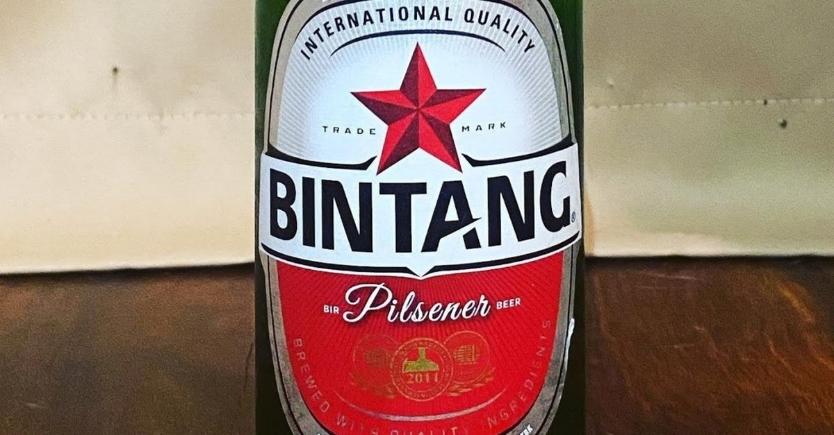 軽い、薄い。でもなんか不思議な満足感がある。BINTANG  