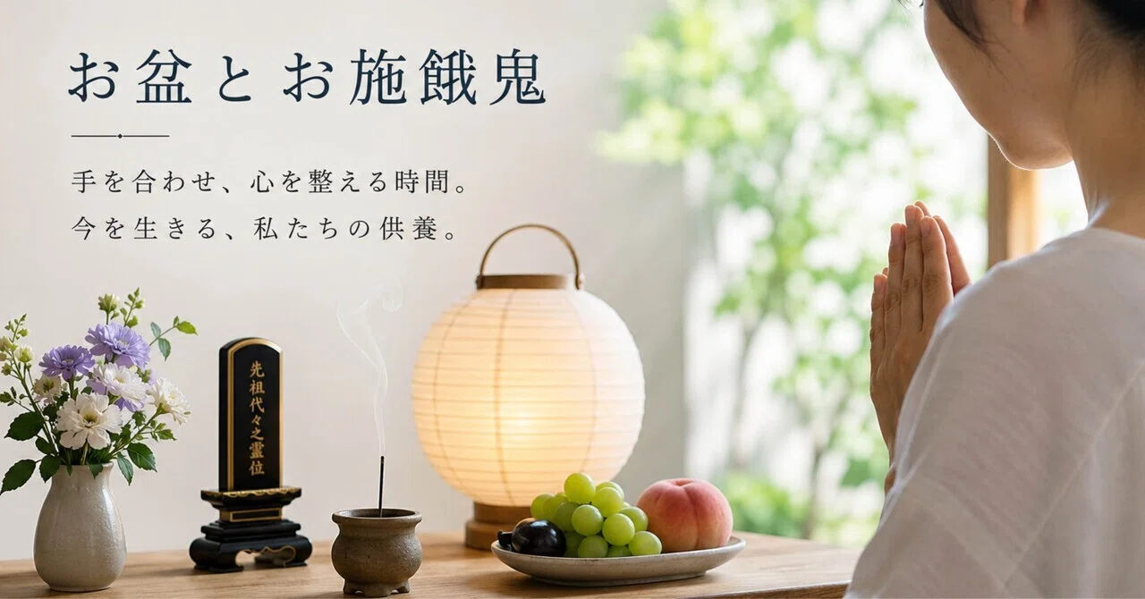 お盆とかお施餓鬼とかよくわかんない｜📚知らぬが仏じゃ済まぬ仏教番外