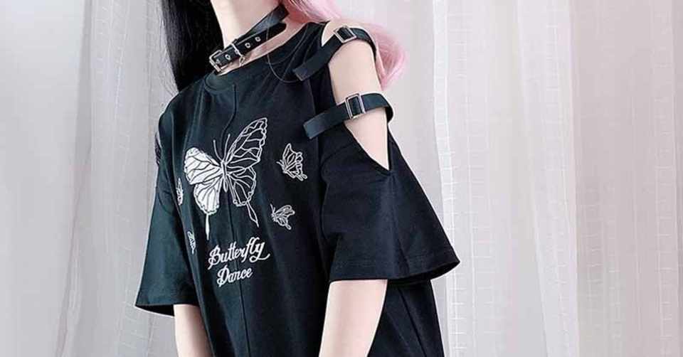 ちょっぴり病み可愛いロリィタ系夏tシャツ Dark Seasonz Note