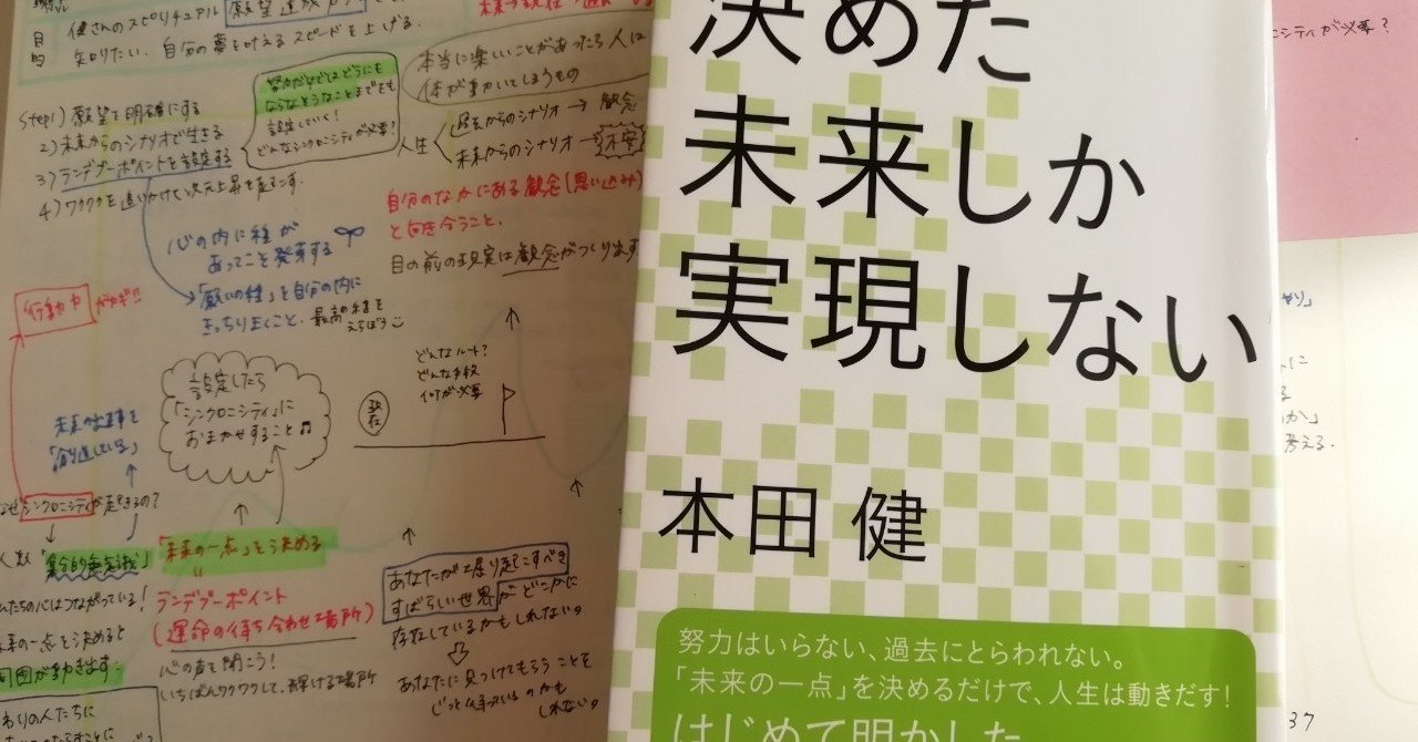 決めた未来しか実現しない みなちゅう Note