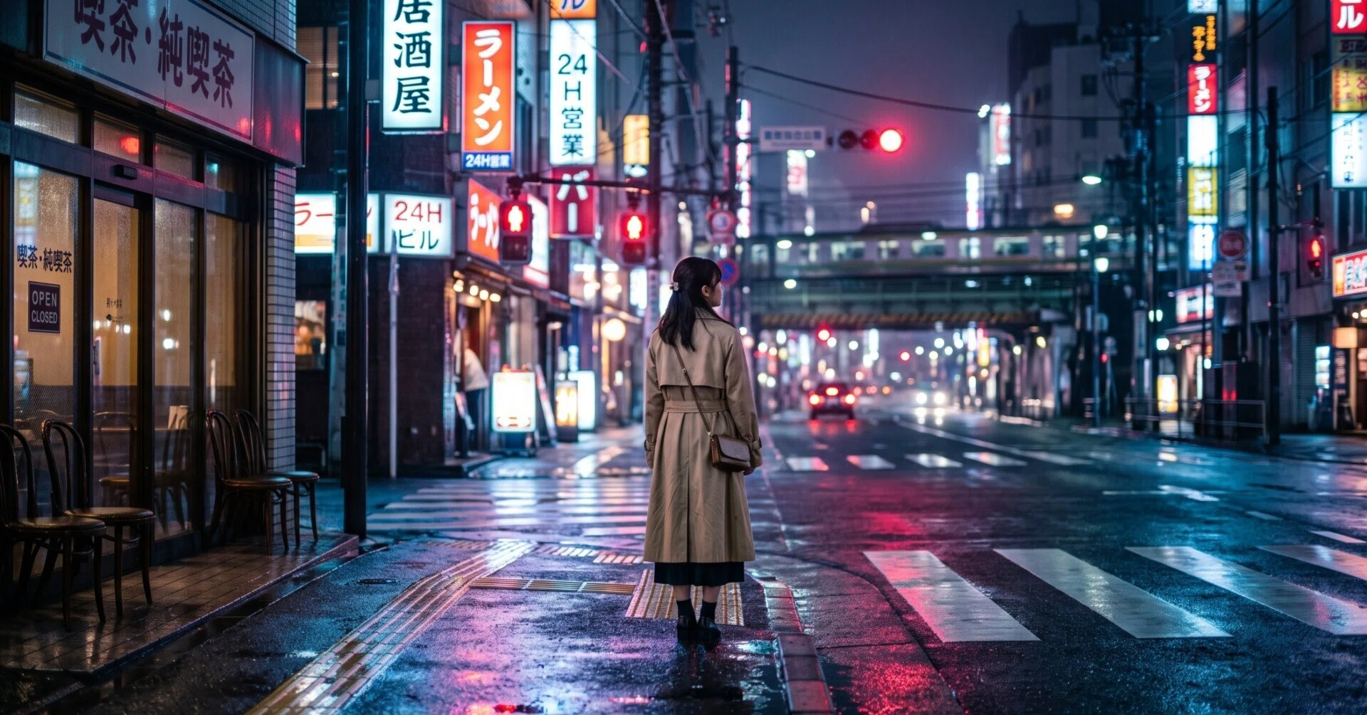 AI音楽】『ネオンの向こう側 ― Midnight Beyond the Neon ―』｜明日の