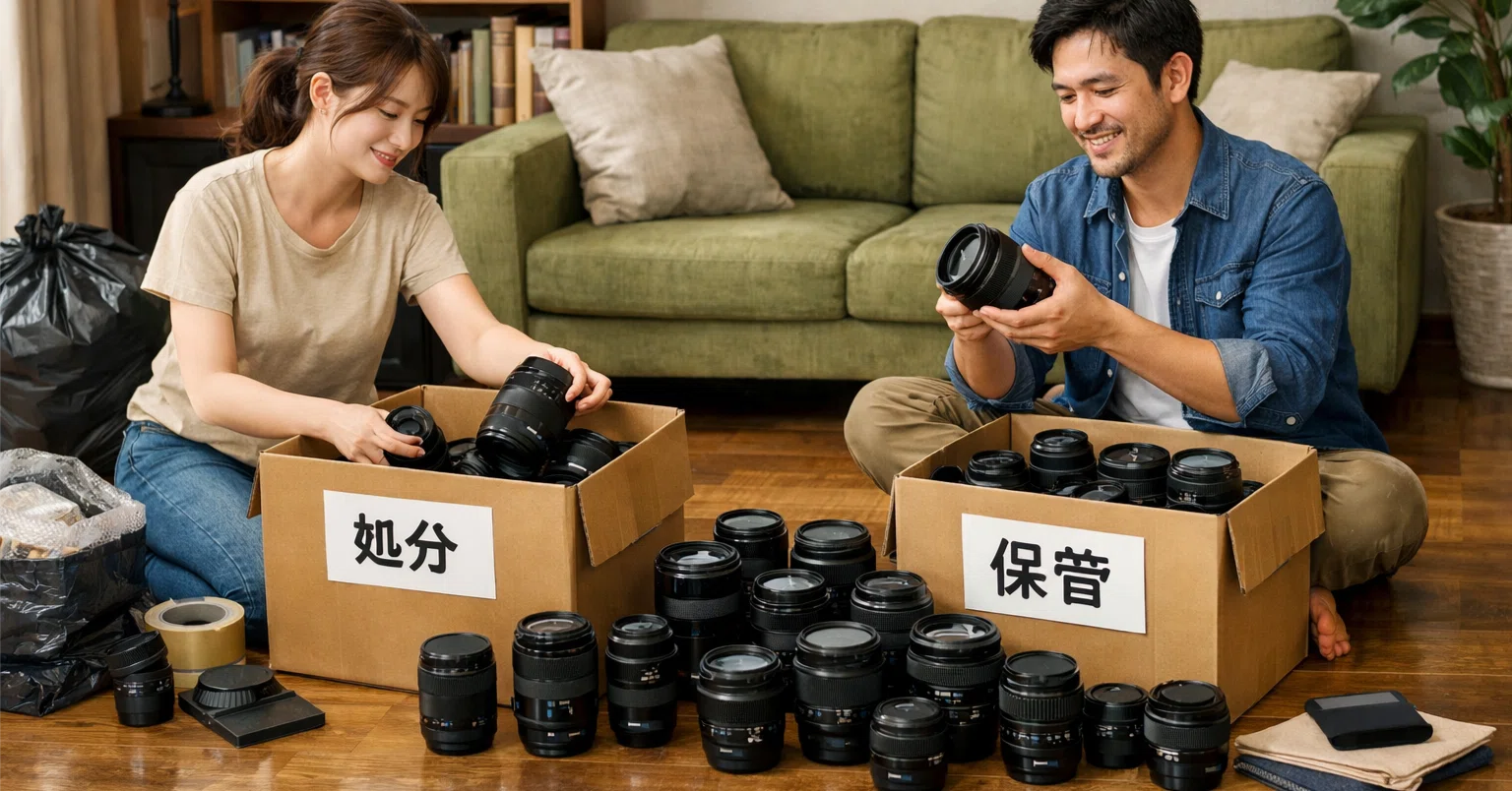カメラ断捨離セット レンズ18本を断捨離しました｜断捨離シリーズ｜カメラと写真