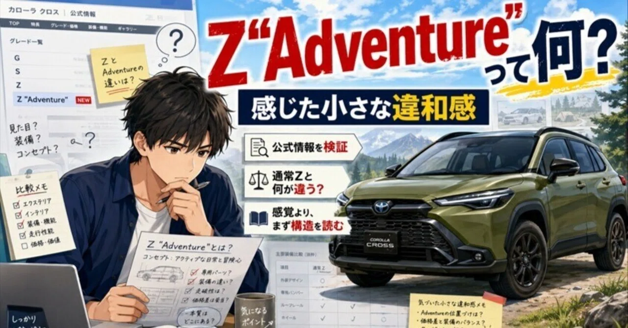 カローラクロスに「Z