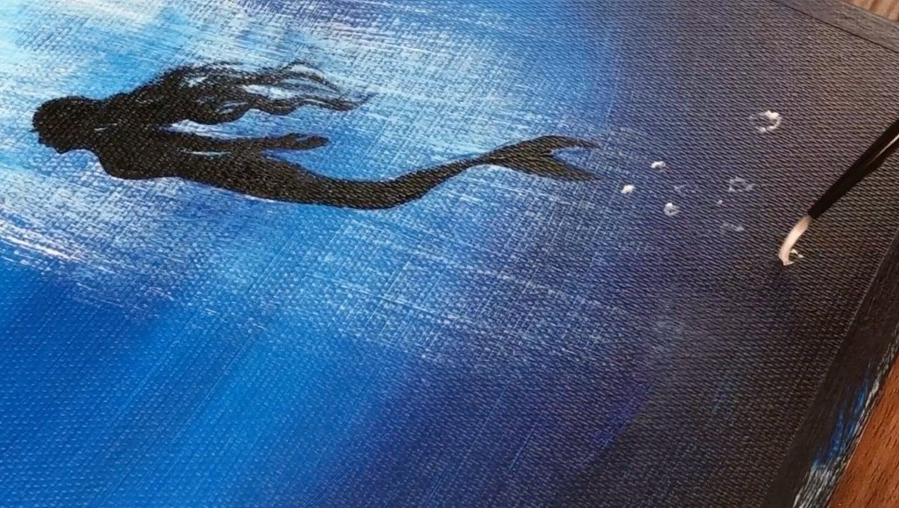 アクリル絵の具を使用した 人魚 の描き方 初心者が簡単に絵を描く方法 Junya Art Note アクリル絵の具を使用した 人魚 の描き方 初心者が簡単に絵を描く方法 Junya Art Note