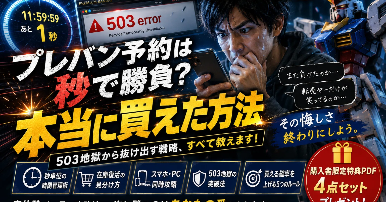 プレバン 攻略法