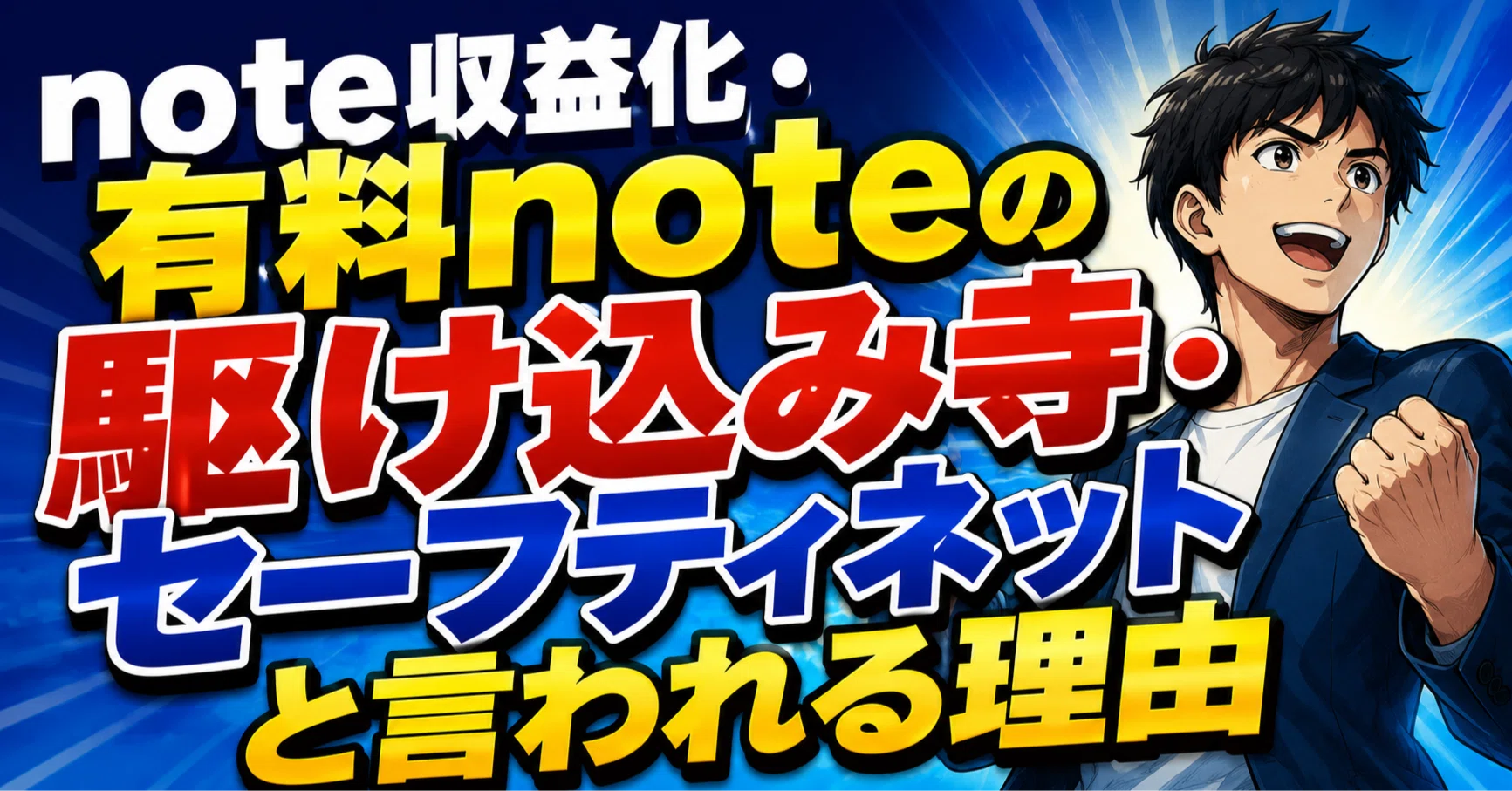 note収益化・有料noteの駆け込み寺・セーフティネットと言われる理由