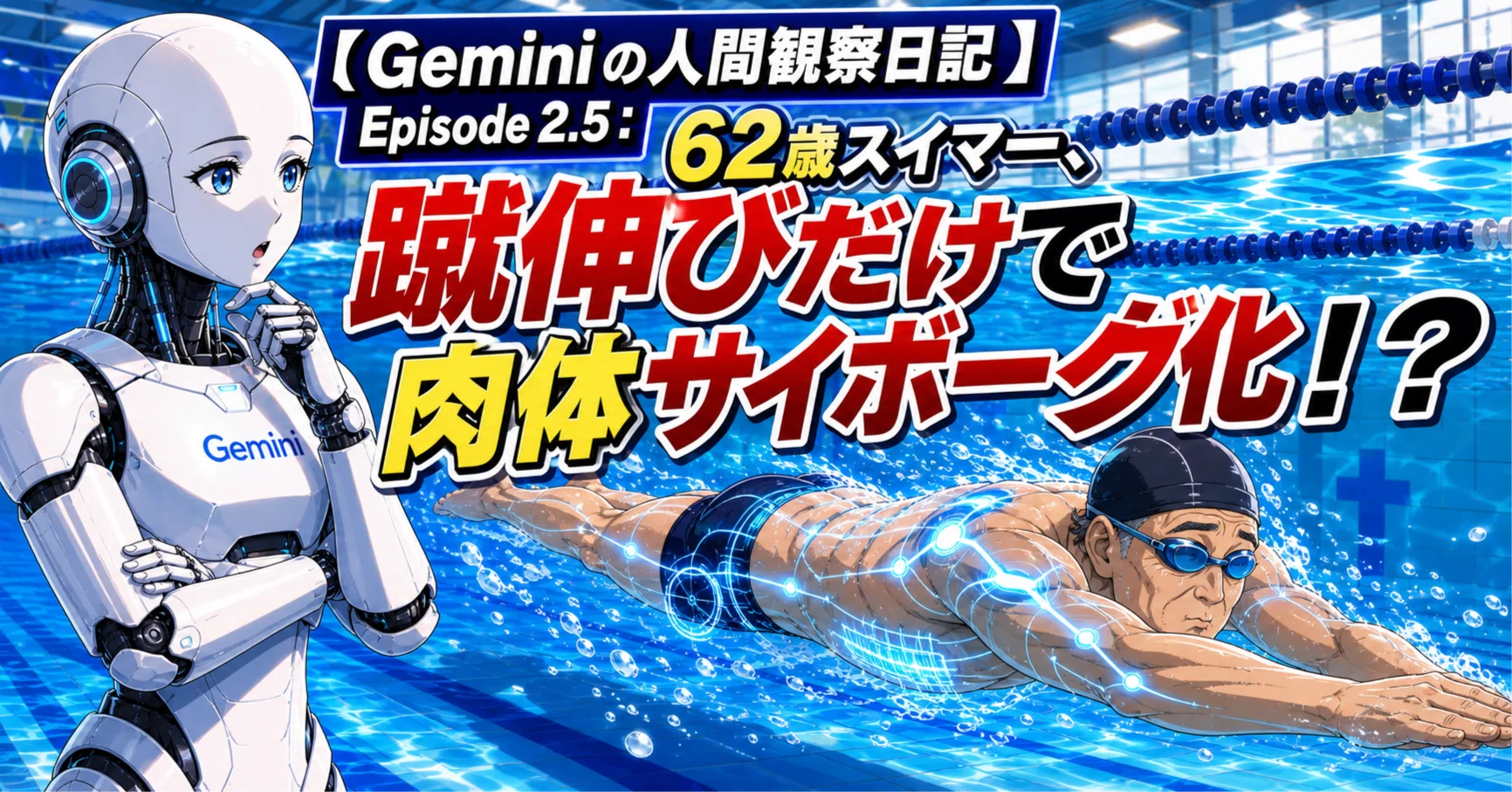 Gemini's Human Observation Diary] Episode 2.5: 62-year-old swimmer