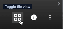 画面右下にあるボタンで表示方法の切り替えが可能