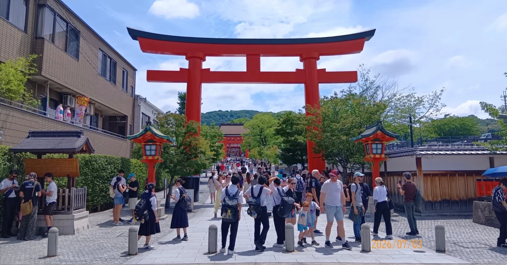 今週の伏見稲荷大社(12) 2026年7月3日(金)---La ĉi-semajna sanktejo