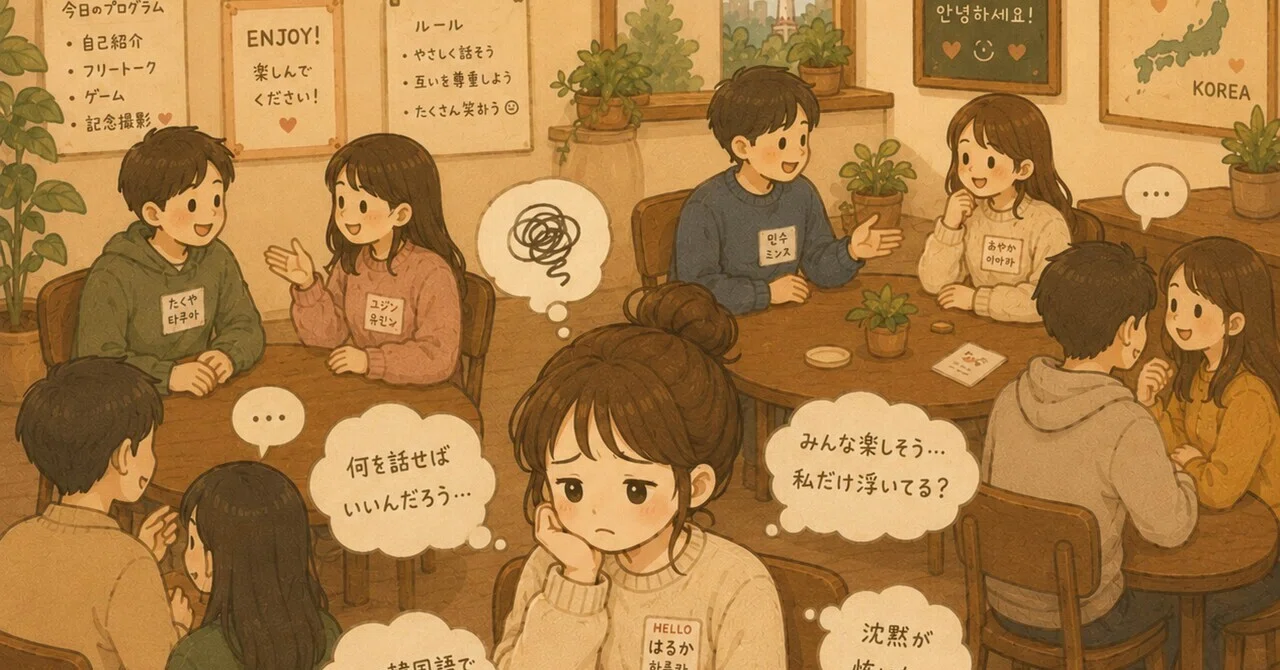 私、ここにいて大丈夫？！』交流会で感じた切ないモヤモヤ…。」｜ageko