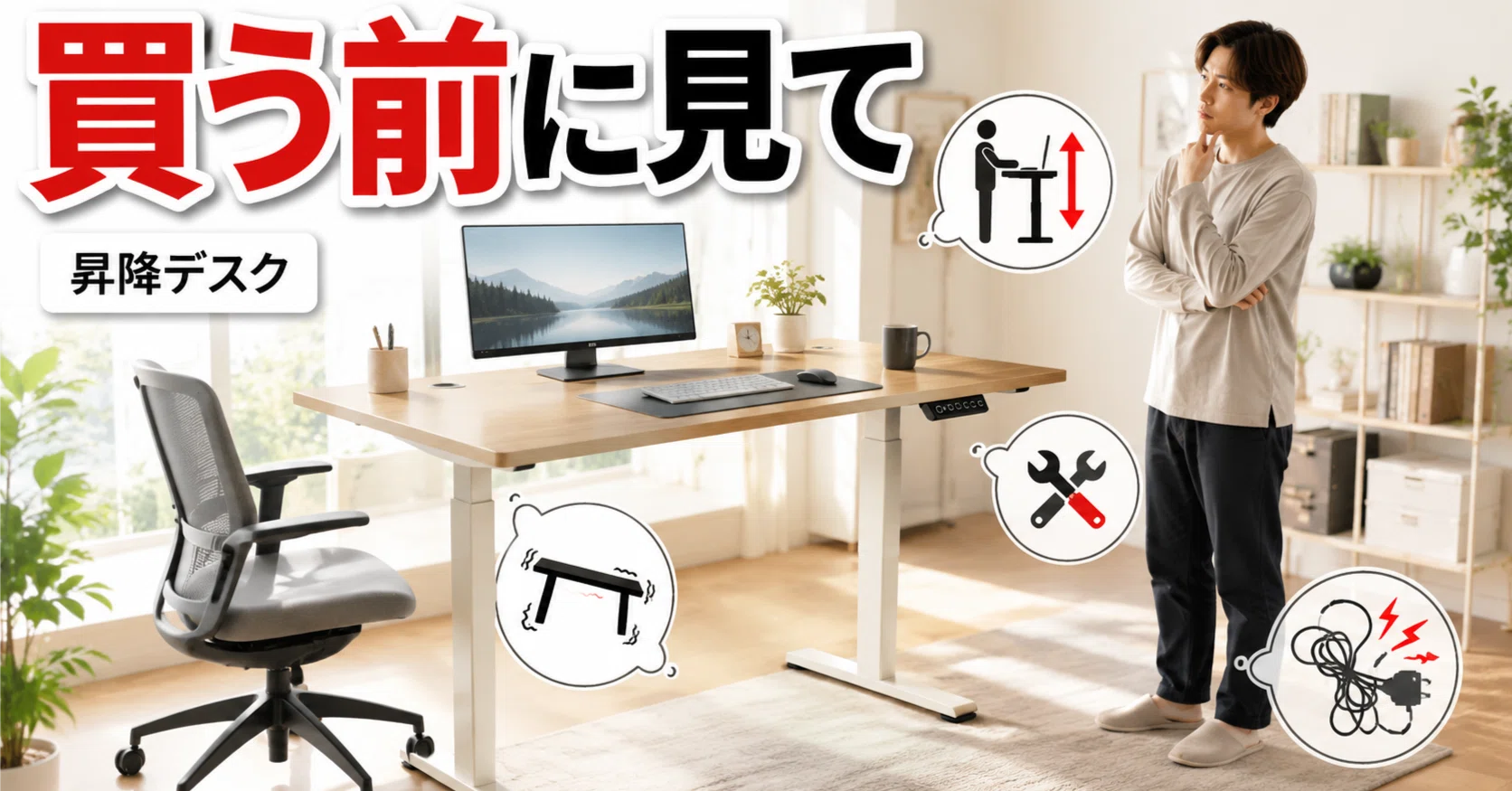 昇降デスクで後悔することってある？｜デスク日和