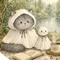 てるてるぼうずの雨やどり