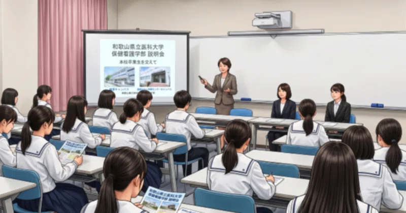 【先輩の生の声に学ぶ！和歌山県立医科大学 保健看護学部説明会レポート】海南高校海南校舎