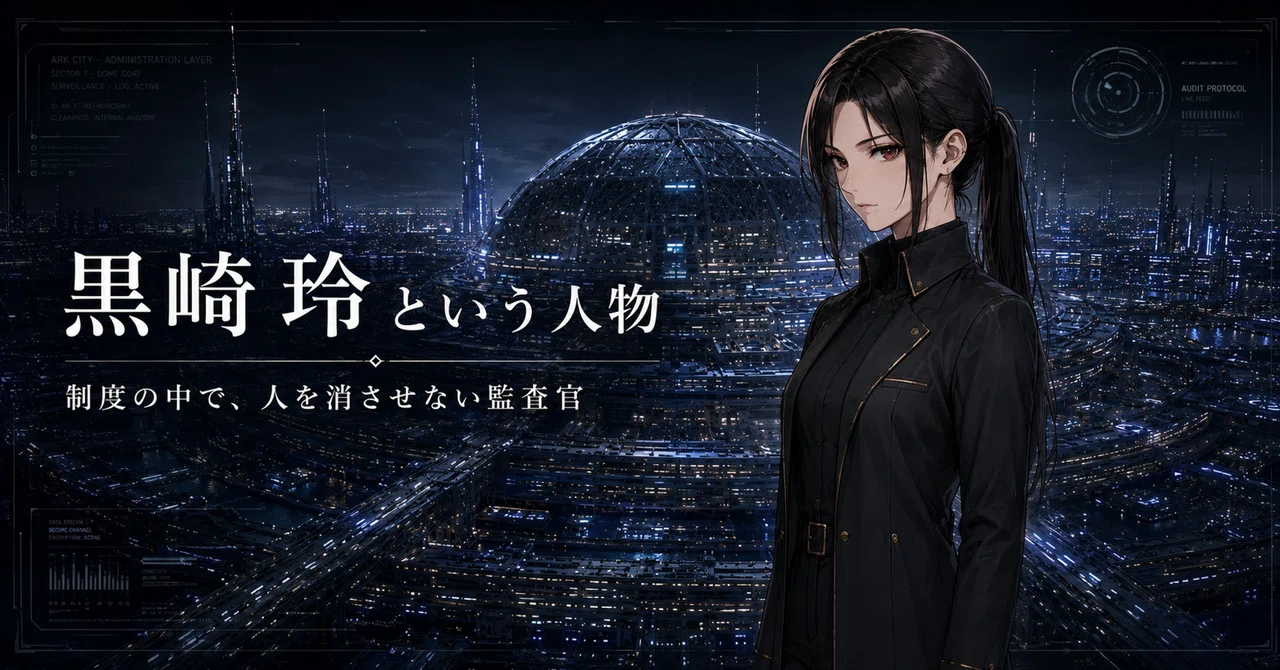 BLACK VELOCITY　黒崎玲という人物