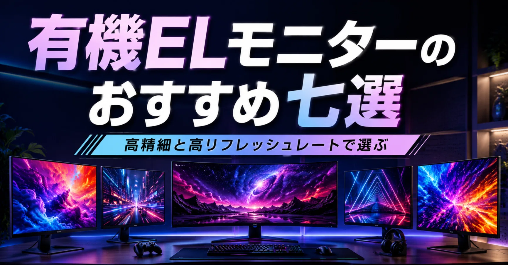 OLEDモニターのおすすめ7選・口コミ評判 QD-OLEDと4K・240Hzで選ぶ