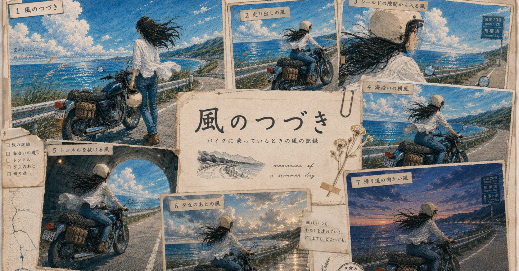 Gallery/AIgraphic/#14】記憶の名残り／風のつづき｜PikoPikoぴこぴこ