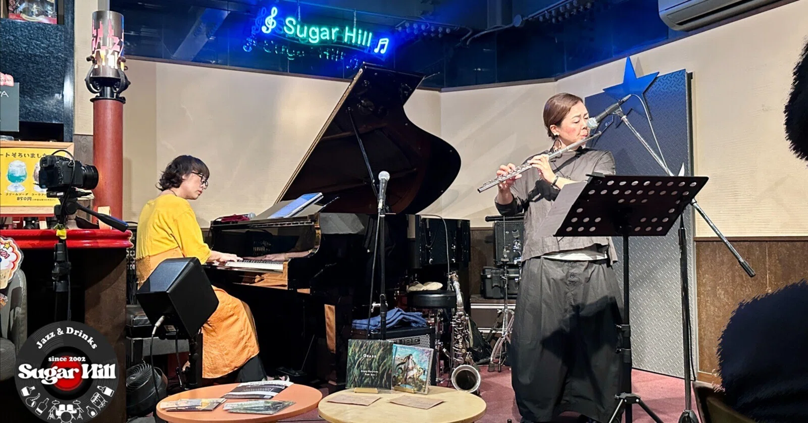 【松下 順子】 7/3(金)ピアノ松下美千代 サックス・フルート平山順子｜jazz&drinks