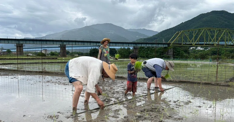 田植えをしながら、「これからの豊かさ」を考えた。