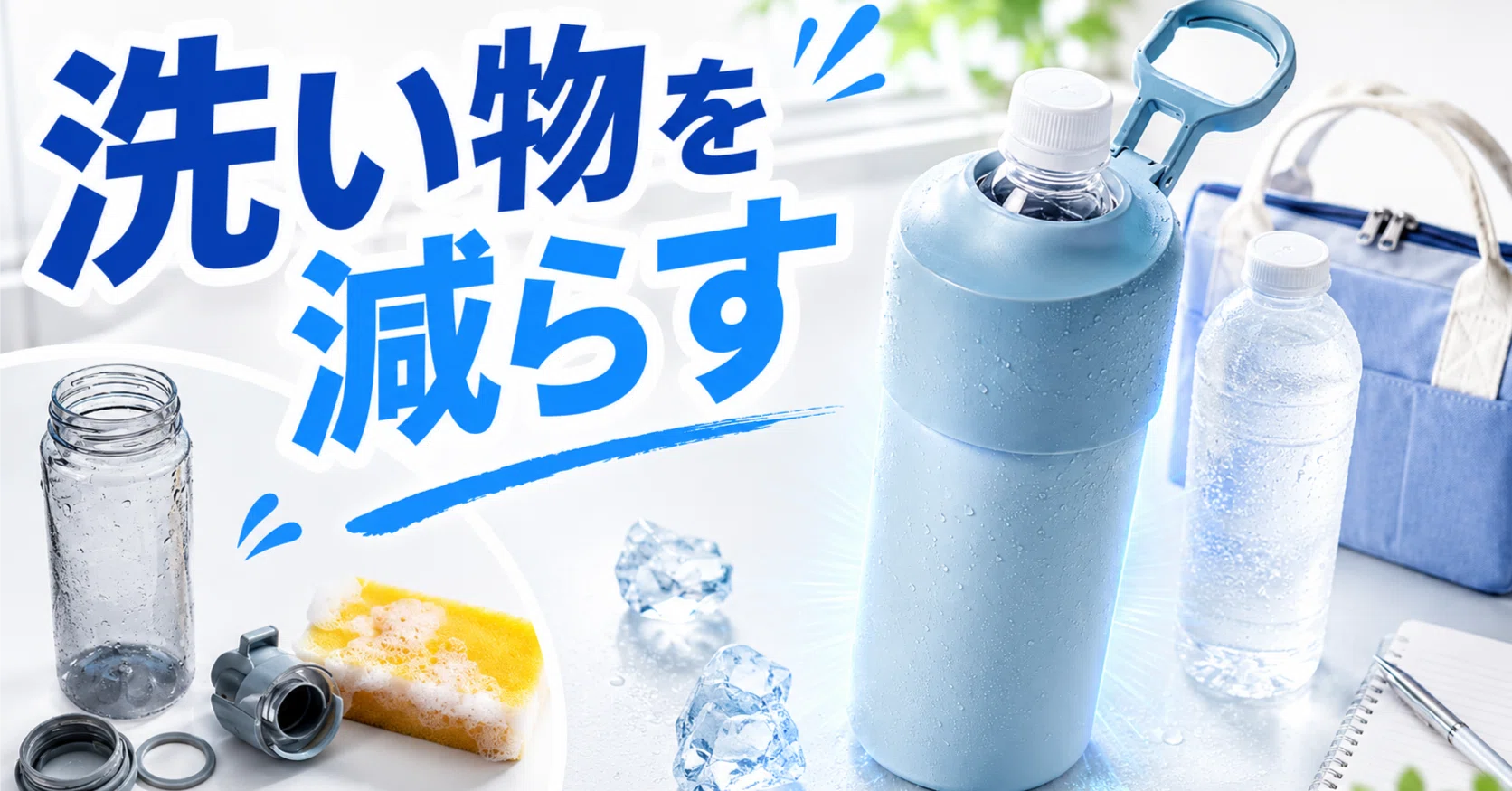 洗わなくていい保冷水筒！｜アトラス ペットボトルホルダー｜だいたい