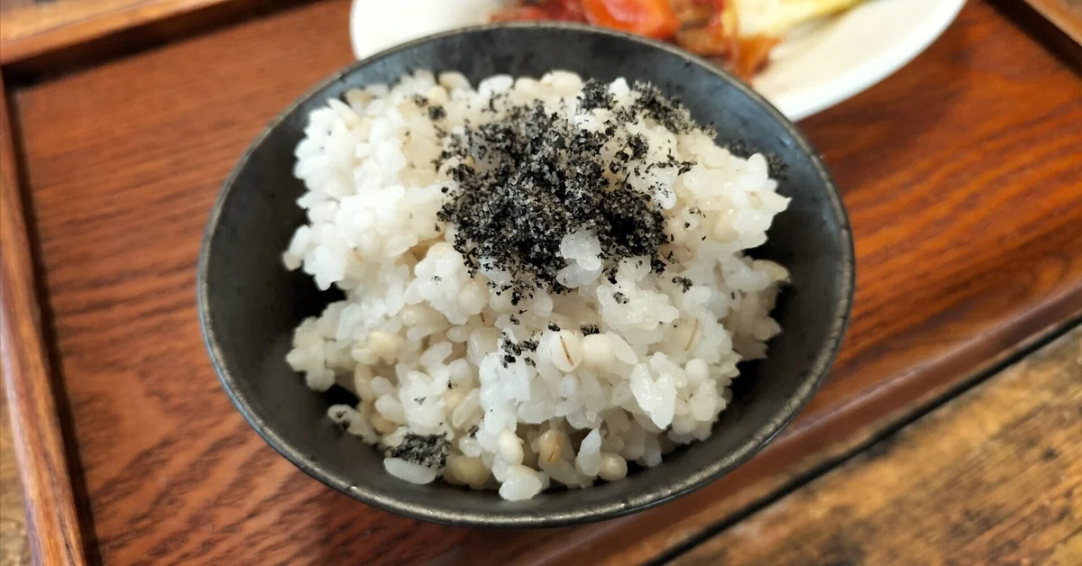 [Rice] Black Ground Sesame Rice Recipe | The Courage to Add Black ...