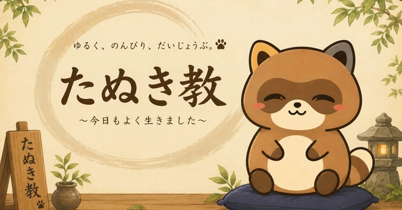 In the Tanuki Teachings, a day where you couldn't do anything is a