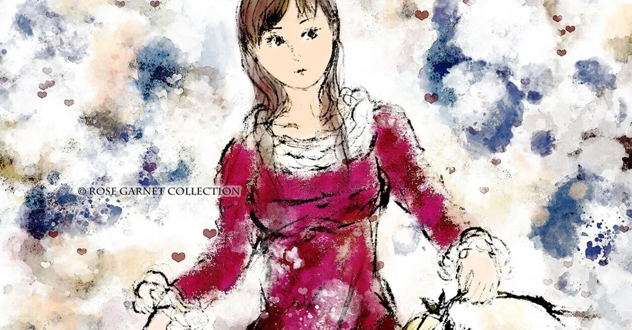 赤い恋の清純：my illustration｜Rose Garnet