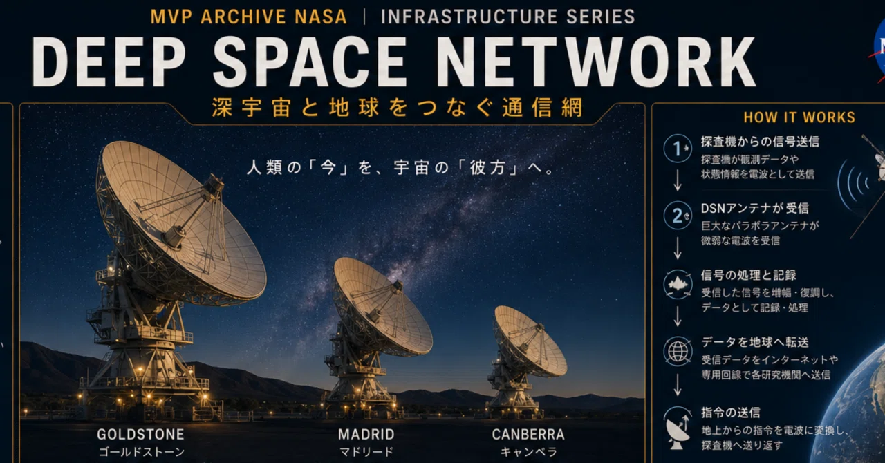 MVP ARCHIVE NASA | Infrastructure 06 : Deep Space Network / 深宇宙と地球をつなぐ ...