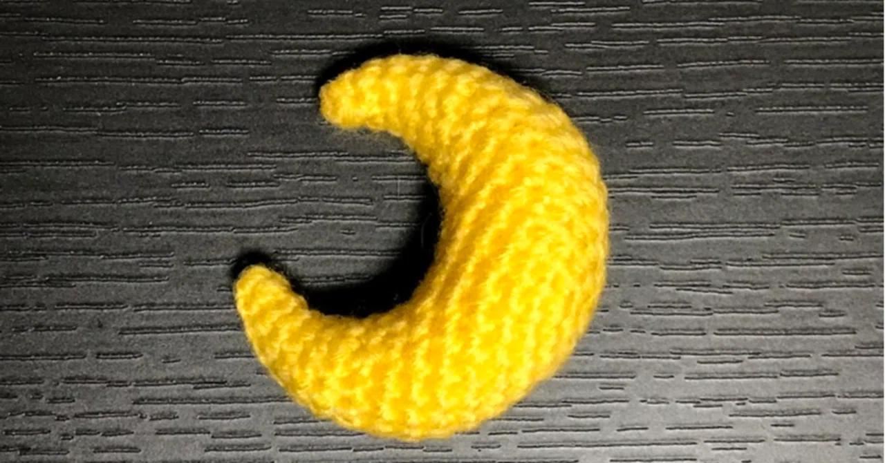 三日月のあみぐるみの編み図｜あびす