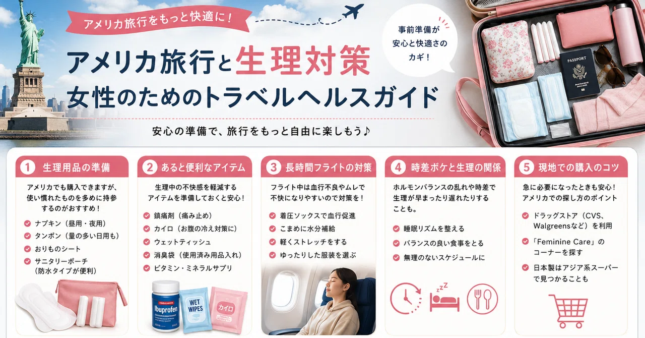 Traveling to the US and Managing Your Period: A Travel Health Guide for ...