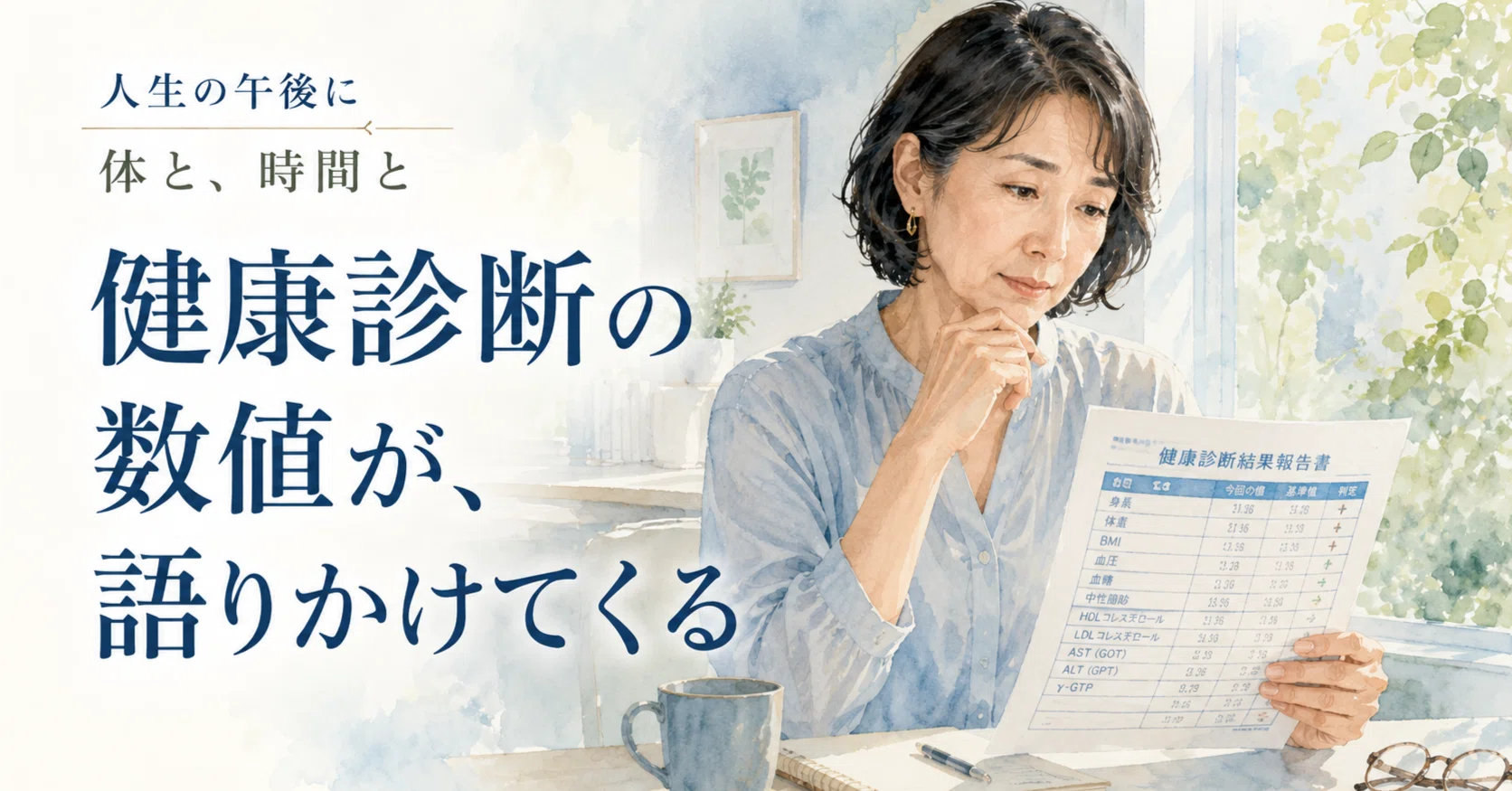 健康診断の数値が、語りかけてくる｜安藤秀樹｜最高のチームも、自分