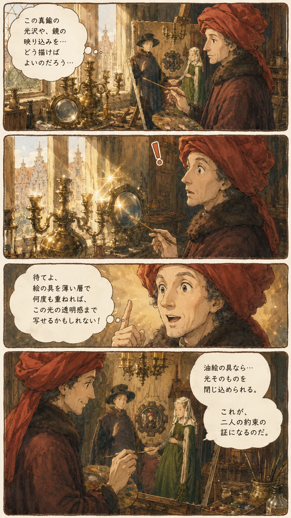 ファン・エイク『アルノルフィーニ夫妻像』を初めてちゃんと見たら