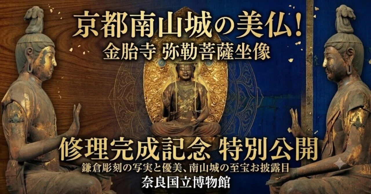 京都南山城の美仏！奈良国立博物館「修理完成記念 特別公開 金胎寺