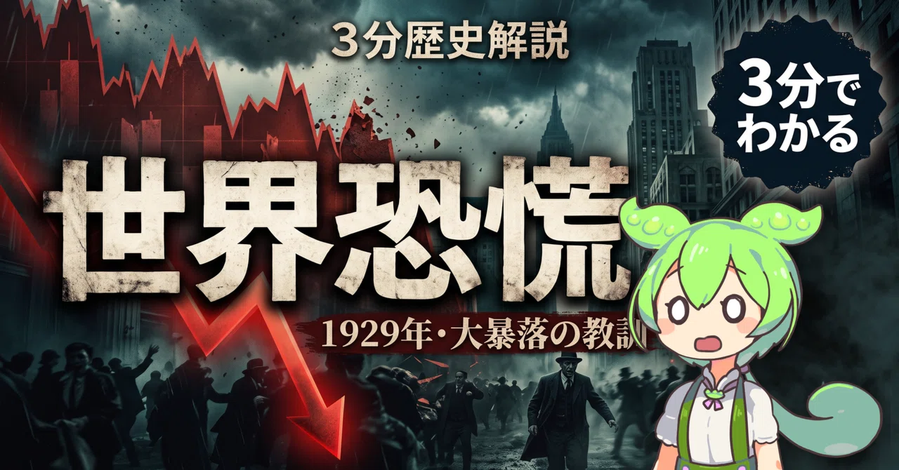 [3-Minute History] The Great Depression: Lessons from the 1929 Crash｜今日 ...