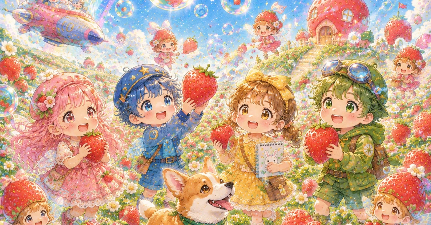 🚀 #7 おいしいイチゴがいっぱいの星へ！｜ドリーム・バブル