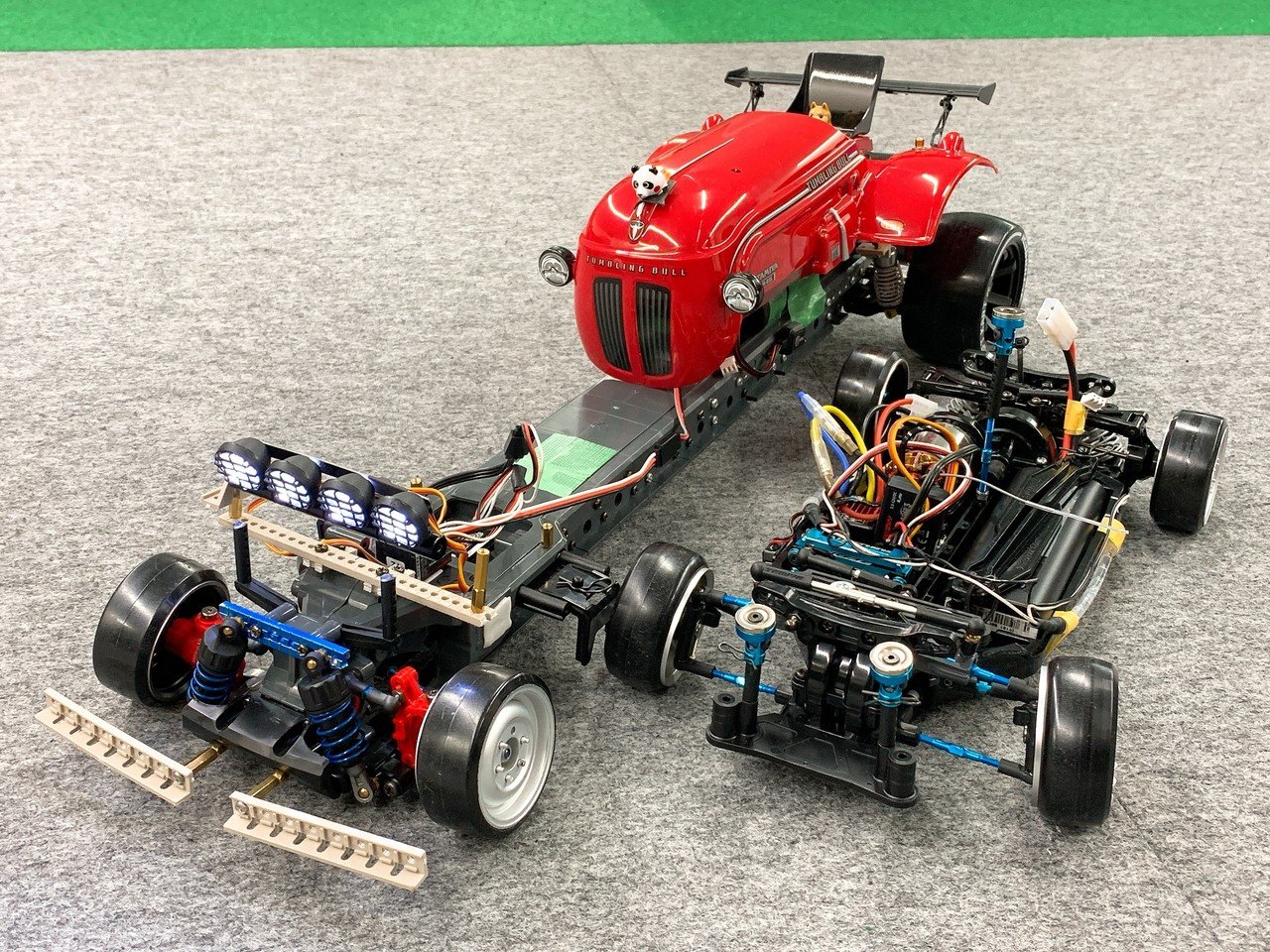 パジェロウィリーのボディを乗せてMF-01Xシャーシで二駆ドリした