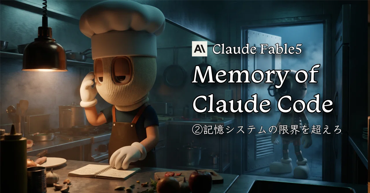 [Fable5②Memory] Let's create a MEMORY.md that continues to evolve ...