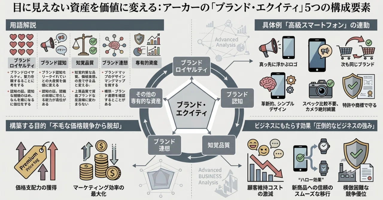 マネジメント検定2級マーケティング対策40：アーカーの「ブランド