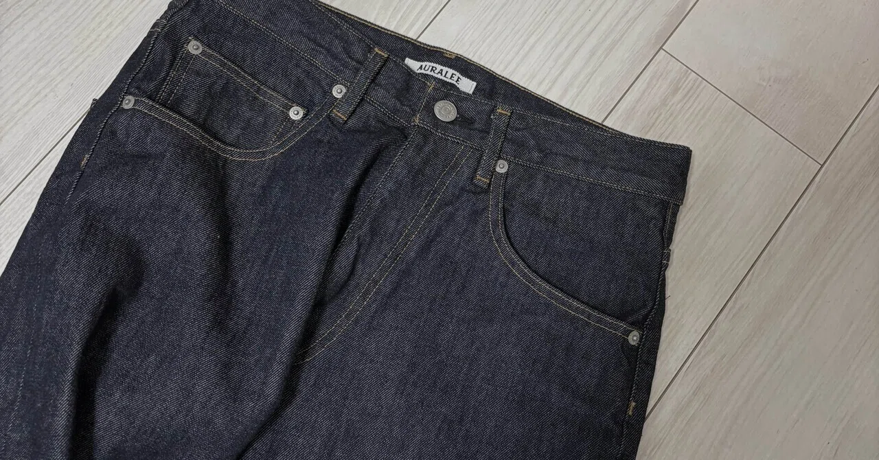 AURALEE】HARD TWIST DENIM WIDE PANTSを購入｜服好きが感じた魅力を