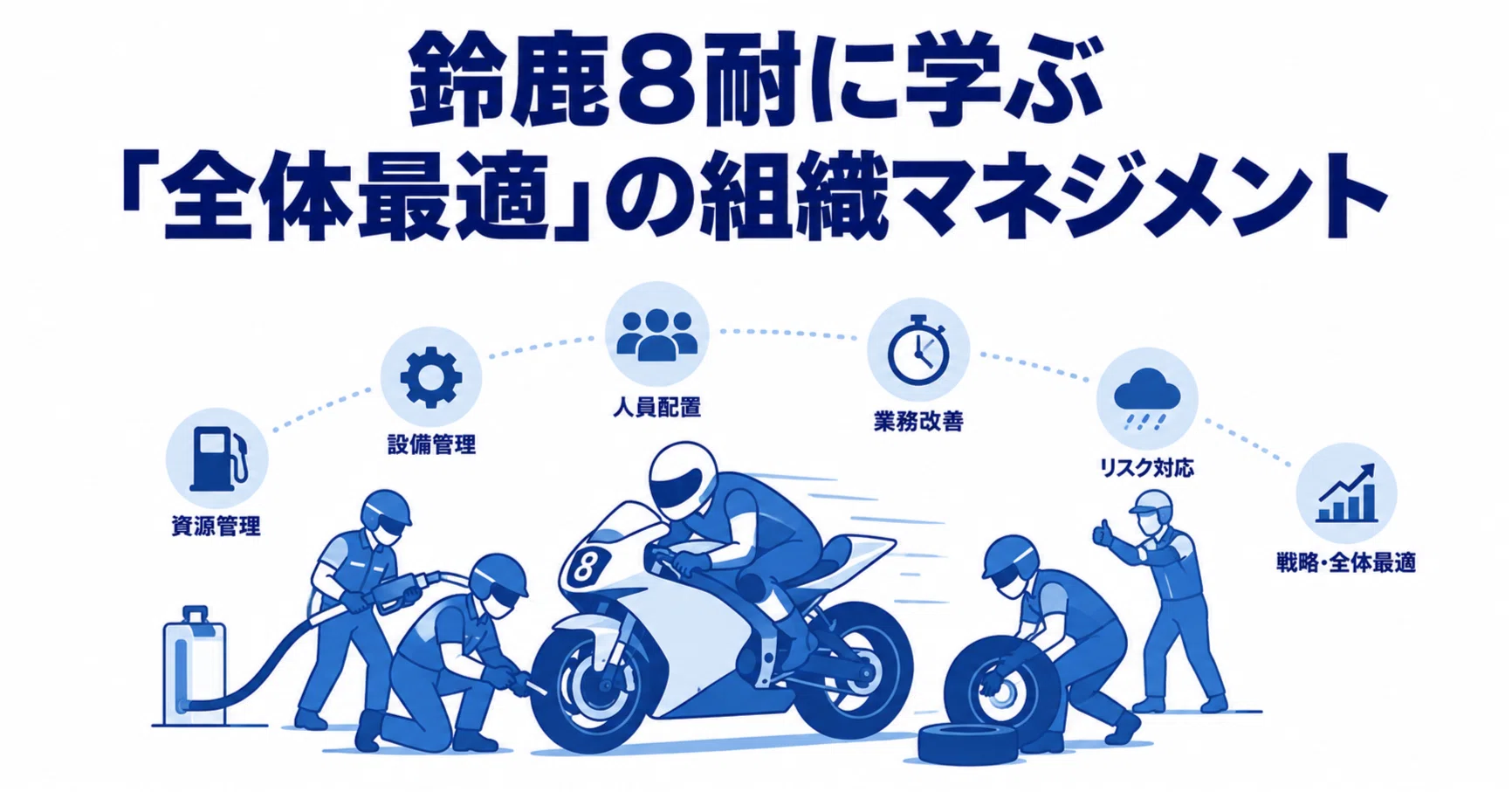 鈴鹿8耐に学ぶ「全体最適」の組織マネジメント｜伊藤安彦