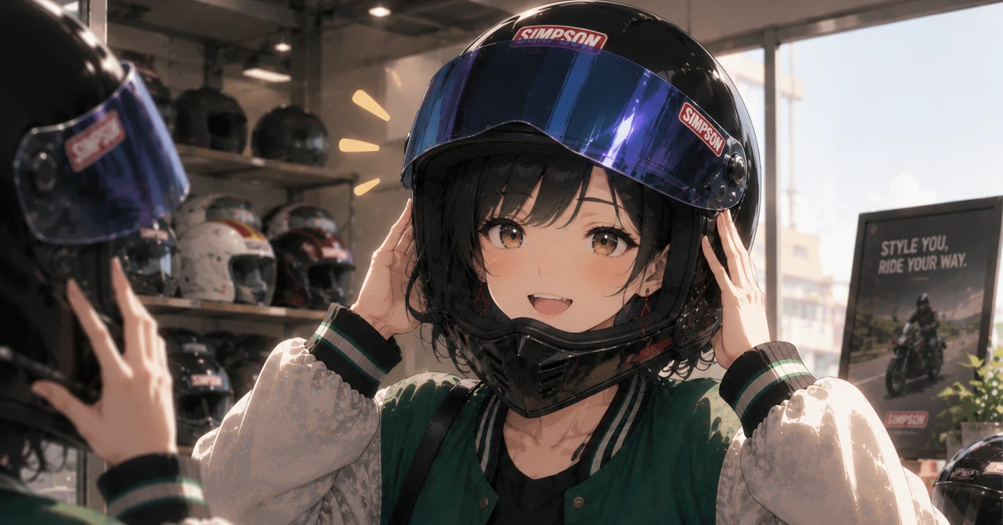 バイクヘルメット試着に出掛けた末路｜ふらっとのこだわりがある人生