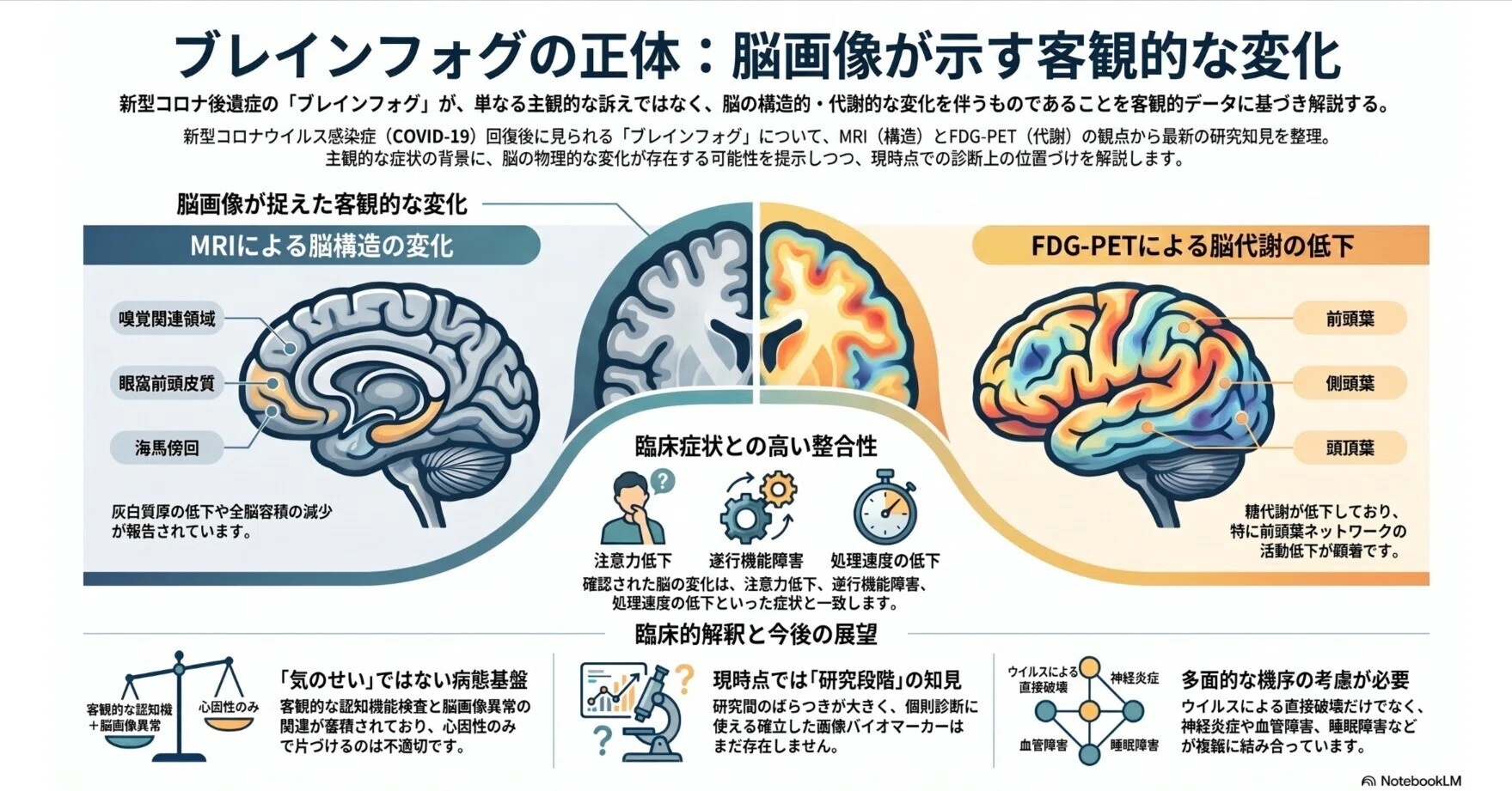 COVID後brain fogの形態・代謝変化の追求｜Makisey
