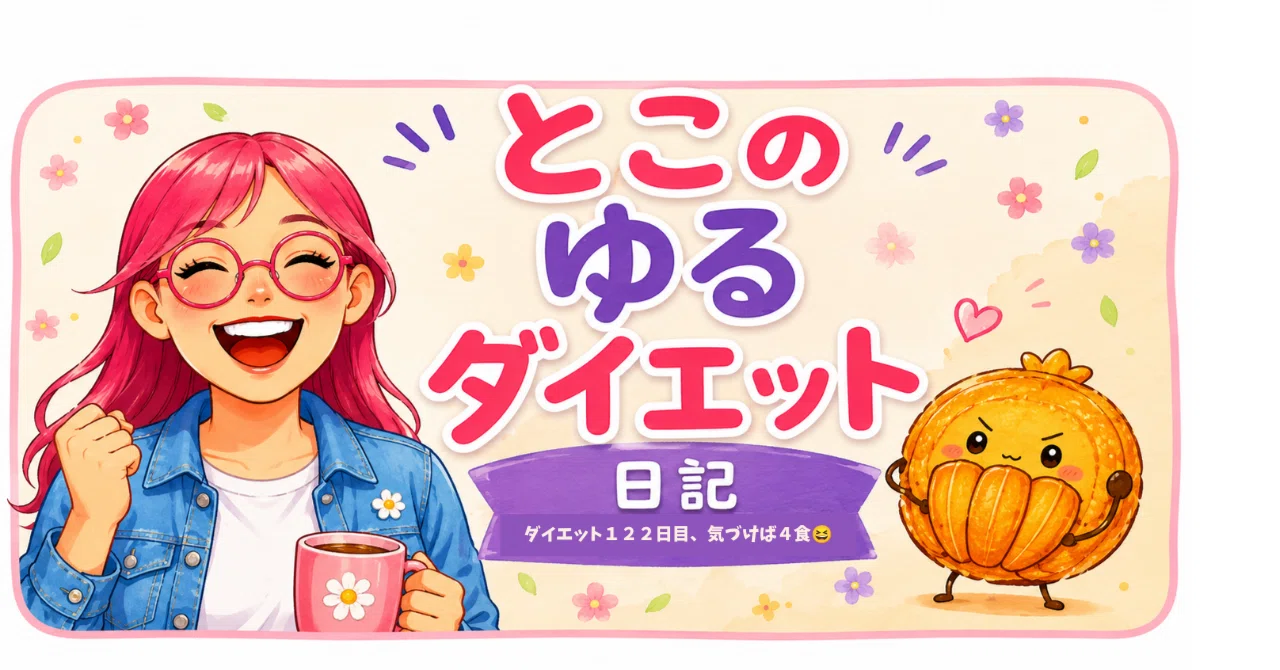 ダイエット122日目、気づけば4食😆｜とこ