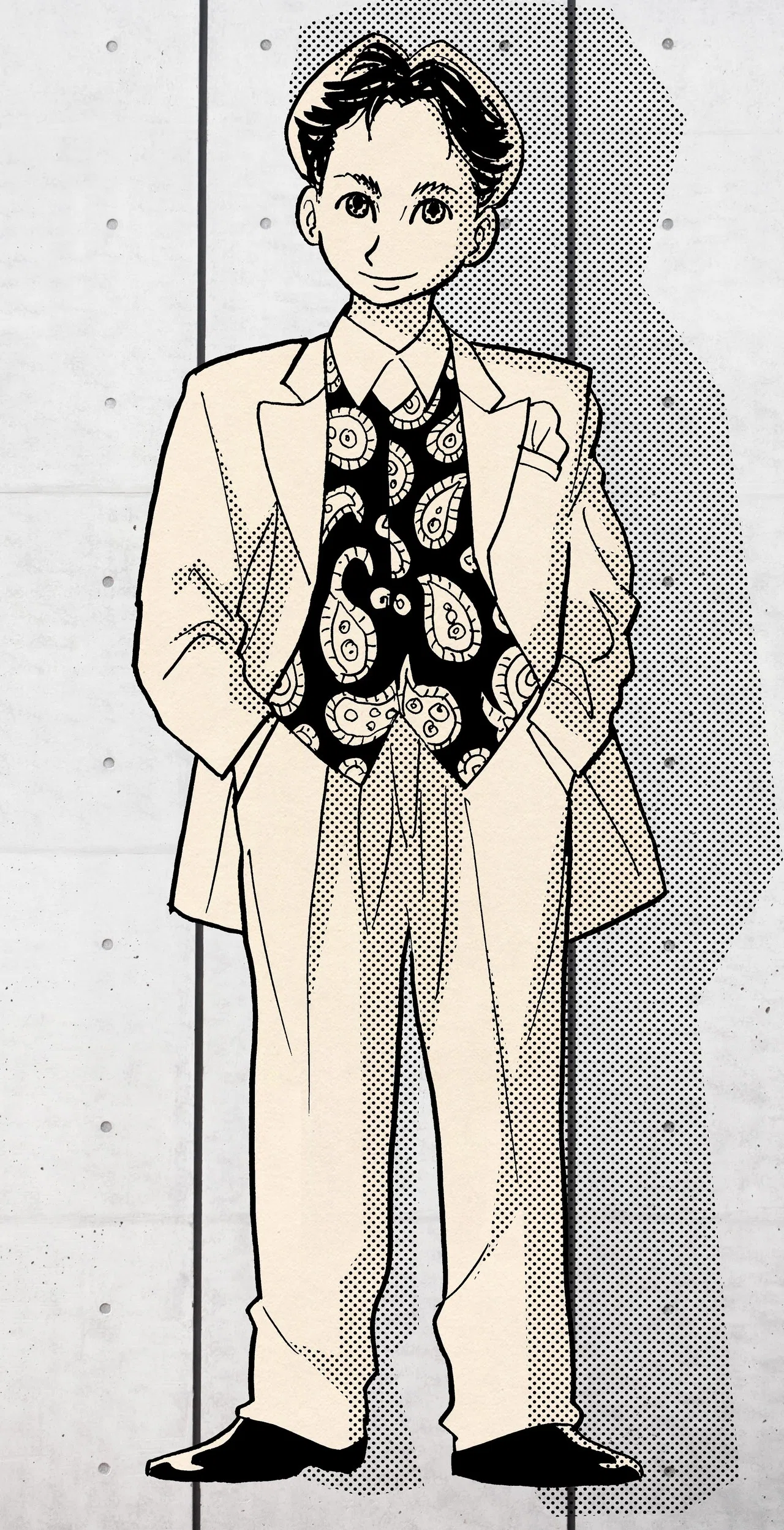 80年代風オシャレイラスト 田中圭一 Note