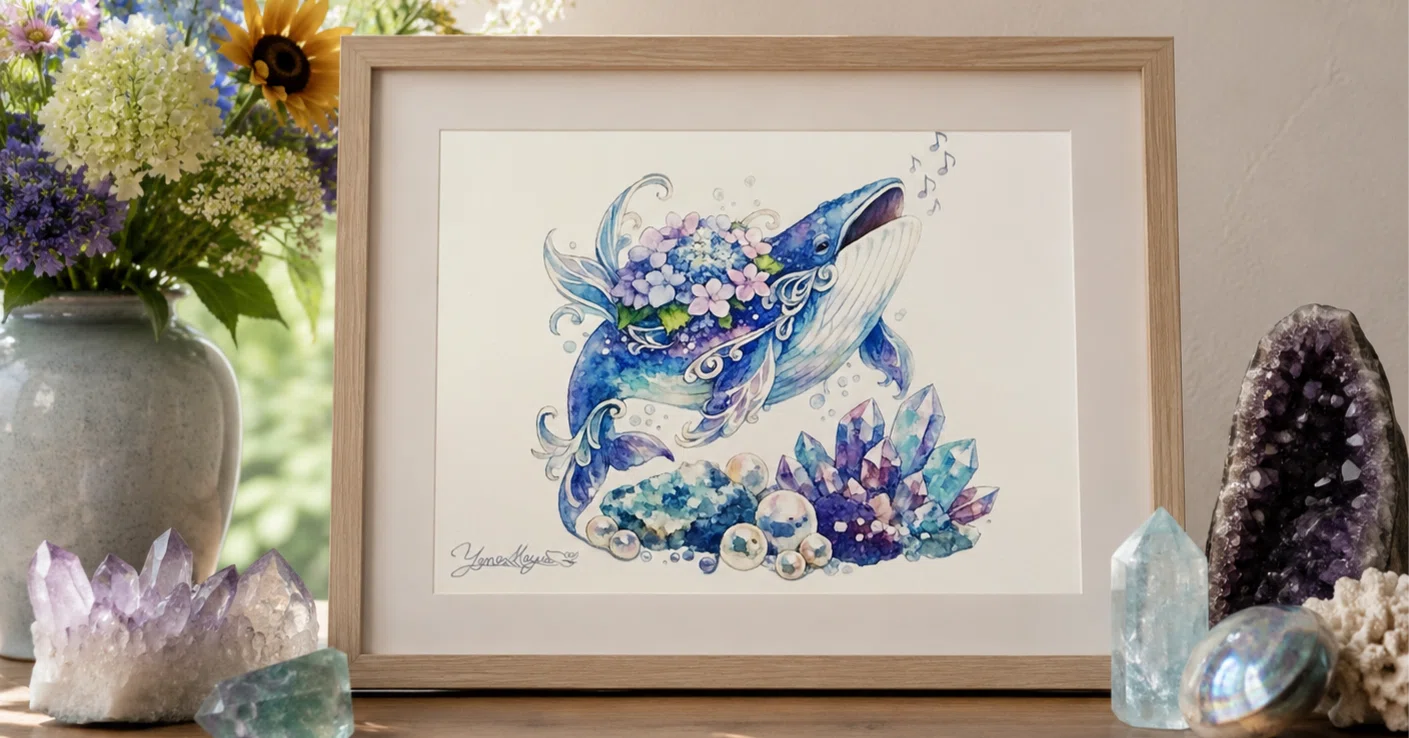 作品紹介】🐋✨『蒼の旋律』〜幻想的な海の物語〜｜山繭 (YamaMayu