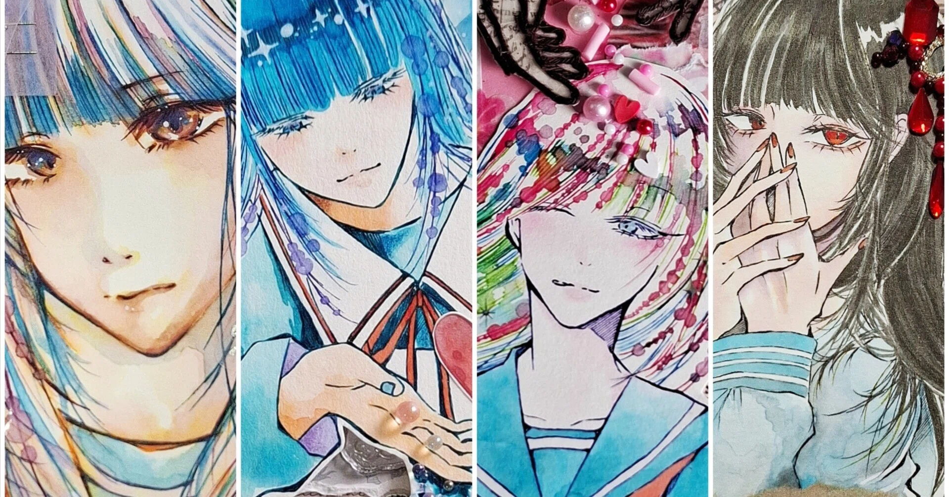 ボアダムスEYE『WEOOEM』イラストコラージュ作品ブック【希少】 コラージュ2年目と最近とこれから｜星屑アオ