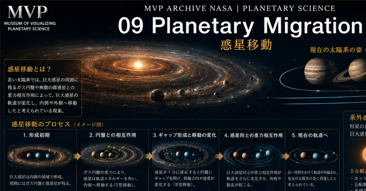 Planetary Migration MVP ARCHIVE SCIENCE | Planetary Science PHASE 02-01 : Planetary ...